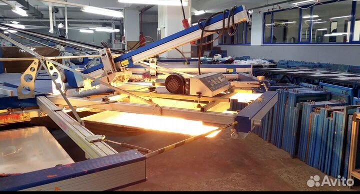 Печать на футболках на крое шелкографии