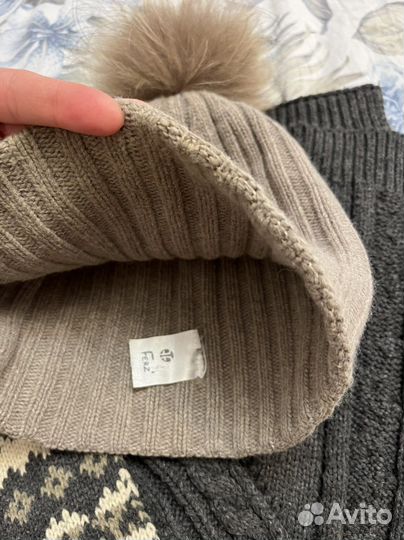 Шапка и шарф женский