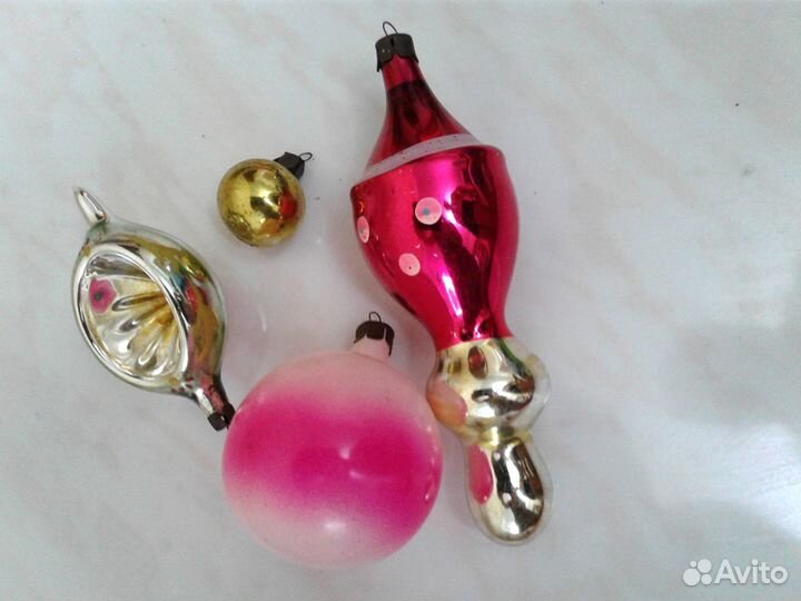 Елочные игрушки СССР