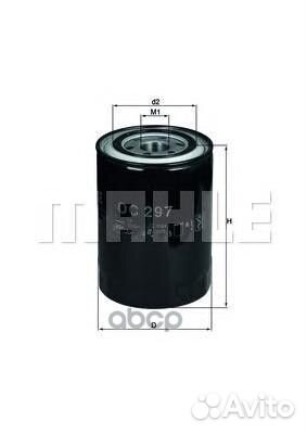 Фильтр масляный OC297 Mahle/Knecht