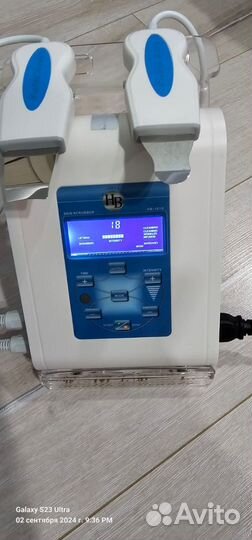 Аппарат для ультразвуковой чистки лица новый