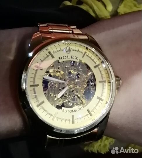 Часы rolex Skeleton