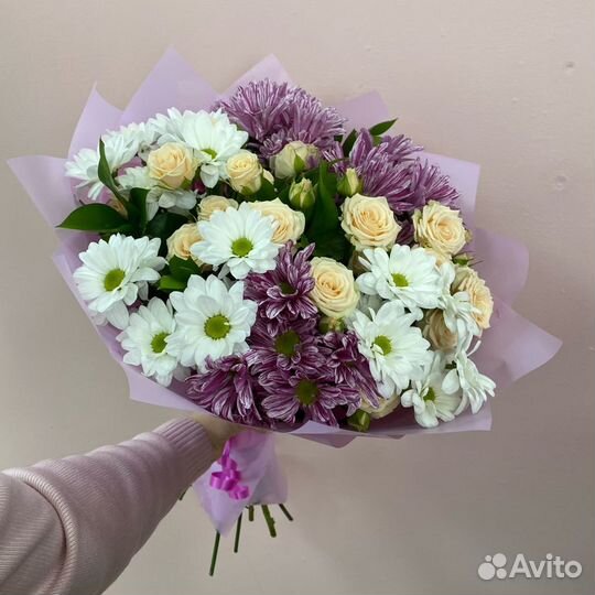 Микс-букет из разных цветов