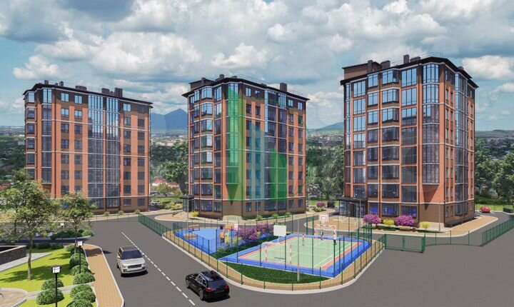 1-к. квартира, 46,9 м², 5/8 эт.
