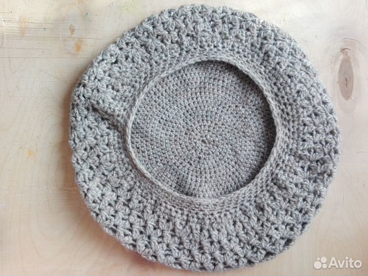 Шапка вязаная на весну осень шапка бини берет