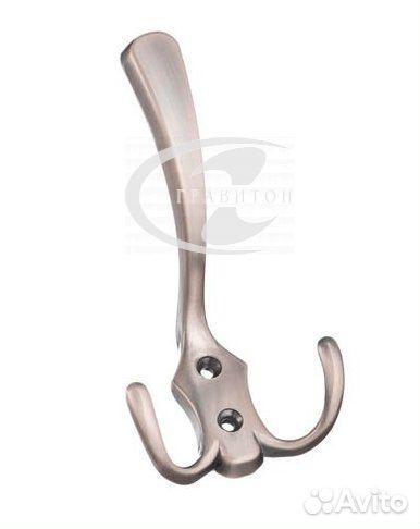 Крючок alba K2405 3-х рожковый, матовый никель