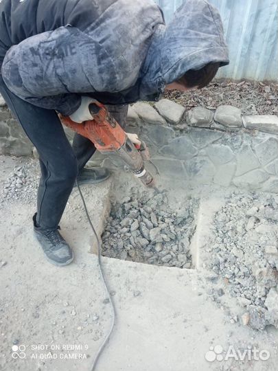 Демонтажные работы,снос стен