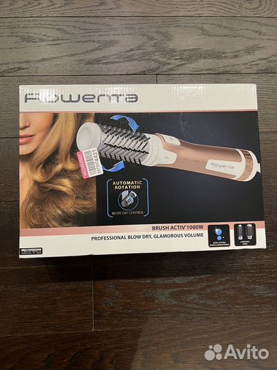 Фен щетка вращающаяся rowenta brush