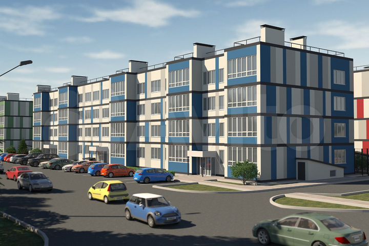 2-к. квартира, 75,8 м², 2/4 эт.