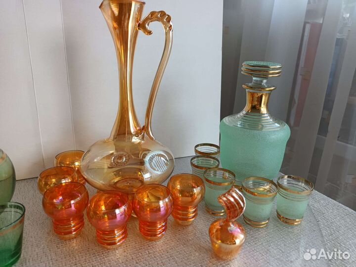 Графины с рюмками СССР