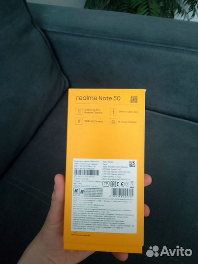 realme Note 50, 3/64 ГБ