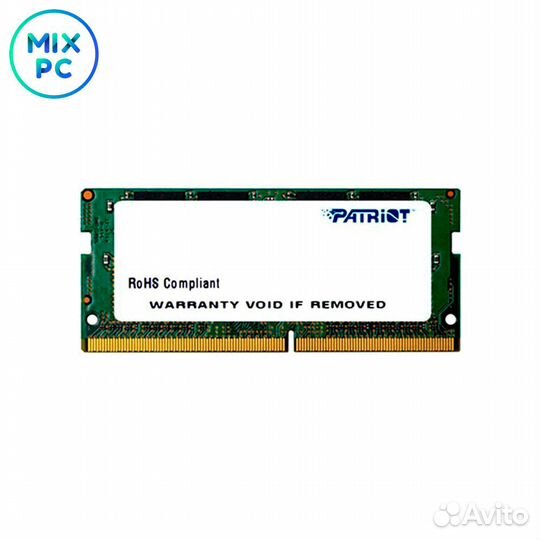 Модуль памяти DDR3L SO-dimm 8GB 1600MHz Patriot PS