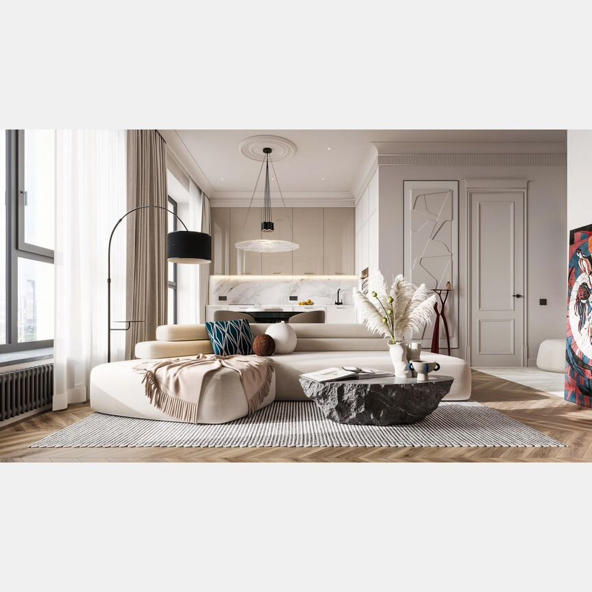 1-к. квартира, 50,2 м², 6/32 эт.