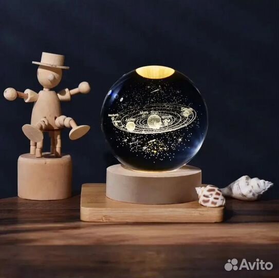 Хрустальный шар с подсветкой