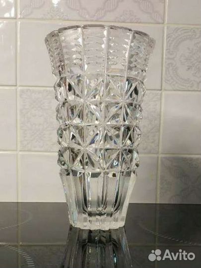 СССР хрусталь ваза для цветов рог кубок