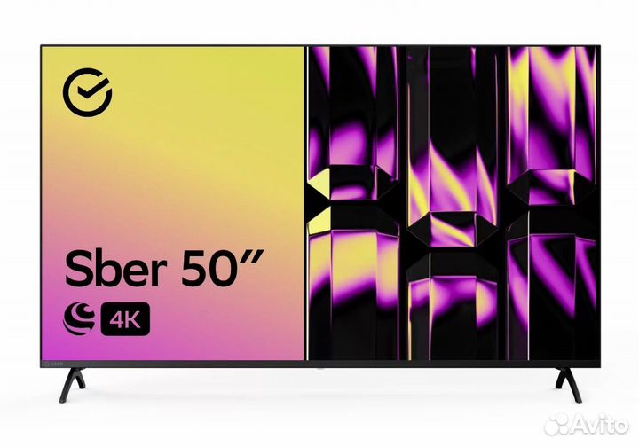 Телевизор Sber 50дюйма SMART Wi-Fi
