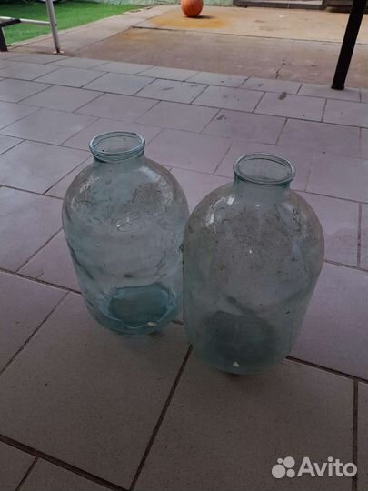 Бутылка стеклянная 10 литров