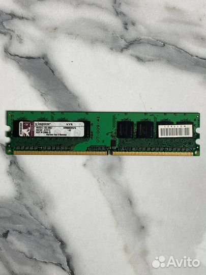 Оперативная память Kingston DDR2 1 Gb 800 MHz + ск