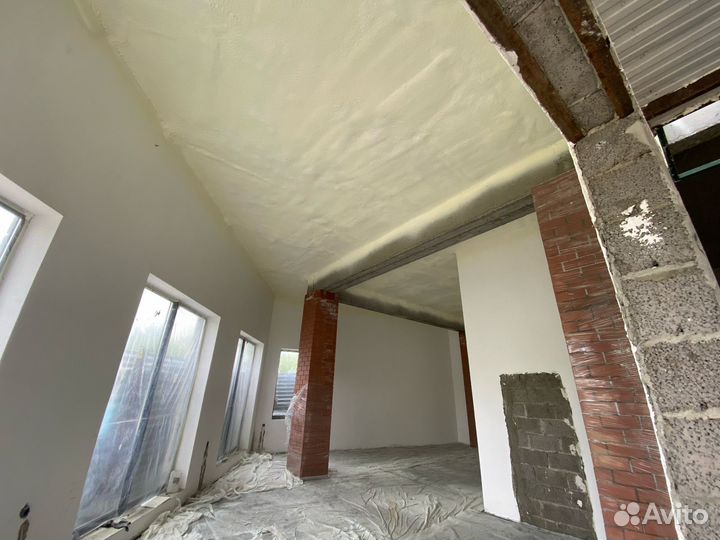 Утепление фасадов, стен пеной ППУ. Пенополиуретан