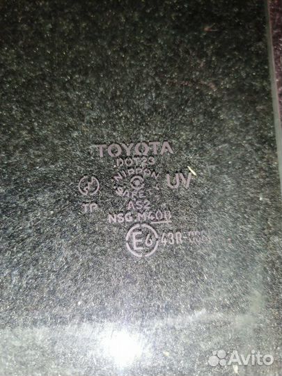 Стекло заднее правое Toyota Camry ACV45 2azfe 2006