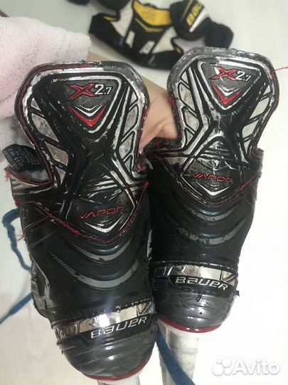 Хоккейные коньки bauer vapor 2.7, 34 детские