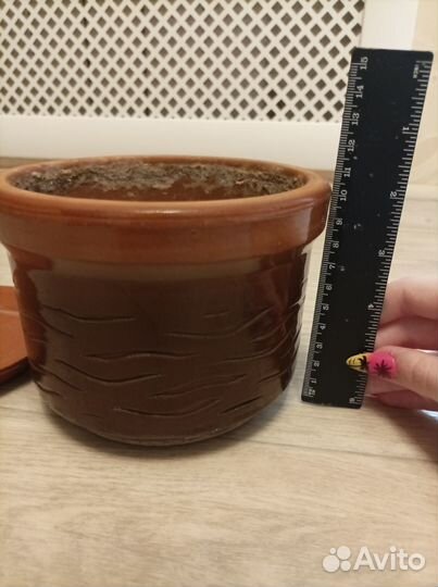 Горшок для цветов керамический