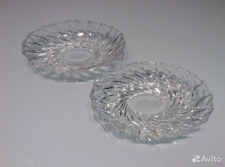 Посуда сервировочная,хрустальное стекло