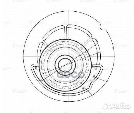 Насос водяной для ам Opel Astra G (98) 1.4i,1
