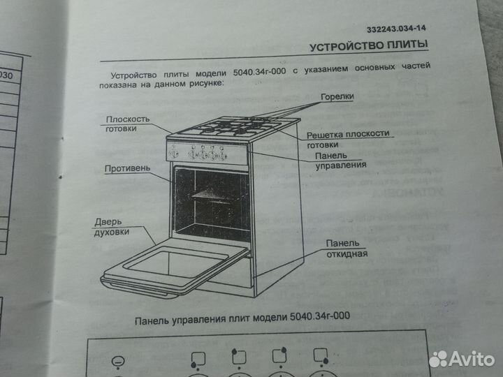 Газовая плита новая