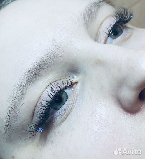 Наращивание ресниц на дому