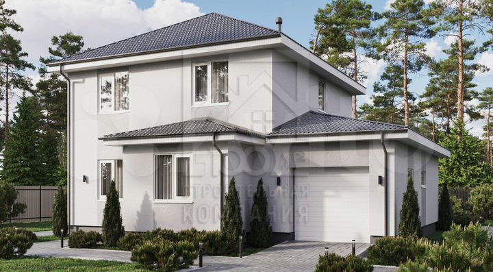 Коттедж 188 м² на участке 6,9 сот.