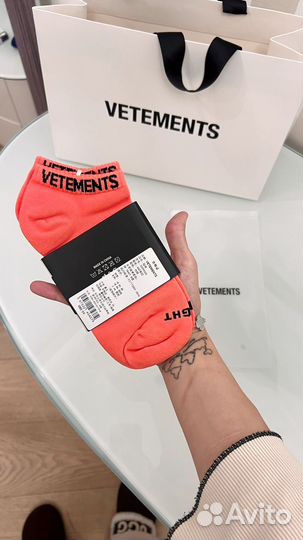 Vetements носки оригинал