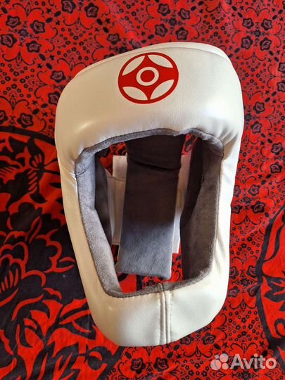 Шлем для каратэ киокушинкай с символикой размер М