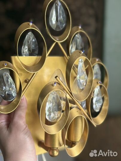 Светильник бра Русский мед с подвесами СССР