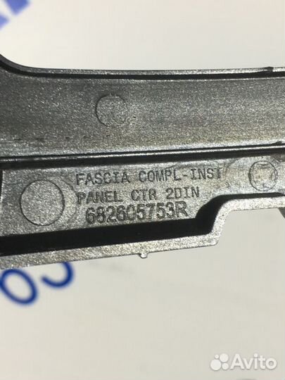 Рамка магнитолы renault duster рест 1.5 dci 4wd мт