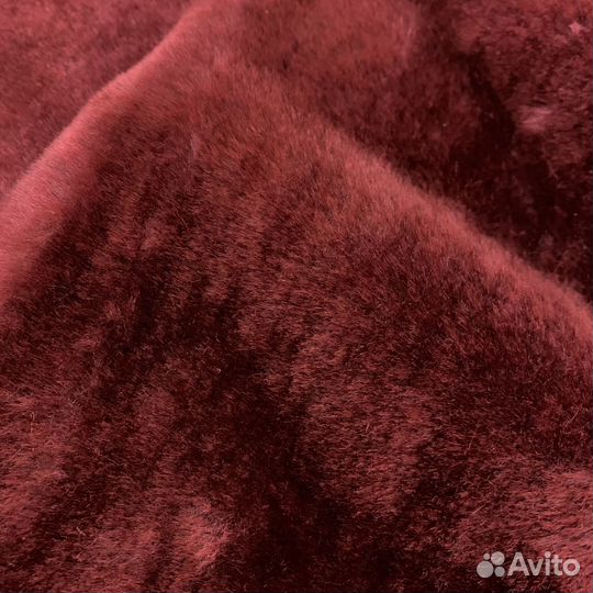 Мех бордовый И-114 (на отрез)