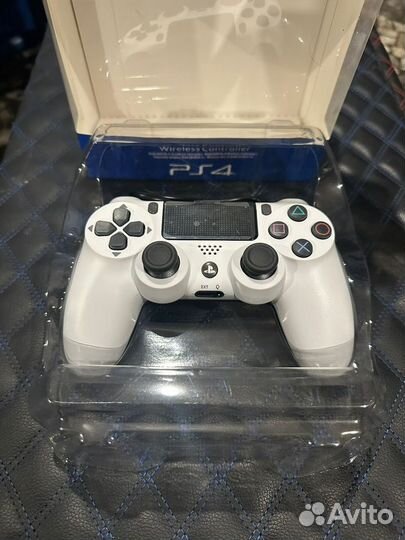 Джойстик для PS4 dualshock 4 v2 белый