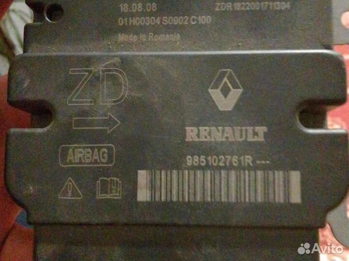 Блок управления SRS Renault Logan