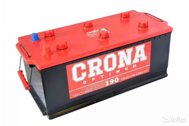Аккумулятор Crona 190 Ah на Камаз (Доставка)