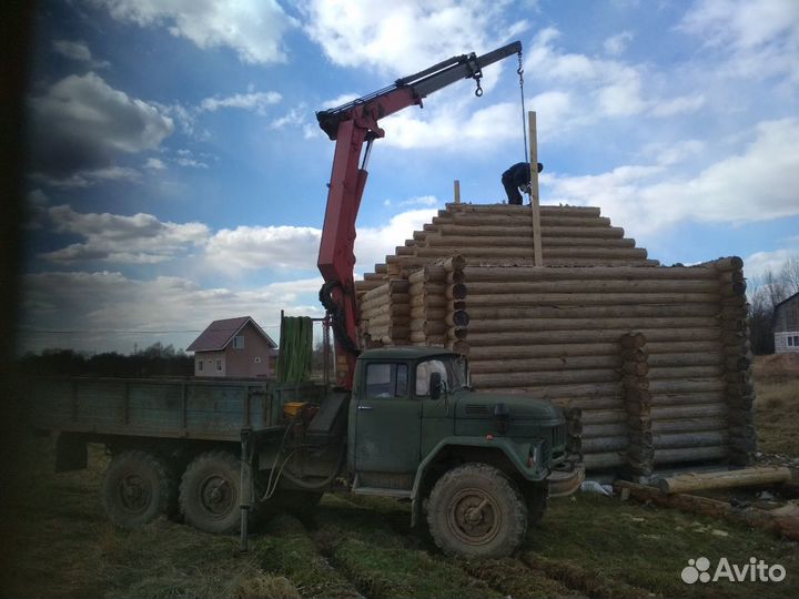 Кран манипулятор вездеход ЗИЛ 131