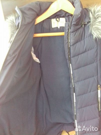 Зимний пуховик для девочки на 10-12 лет