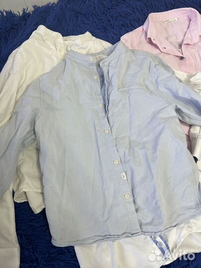 Рубашки на мальчика 134 140