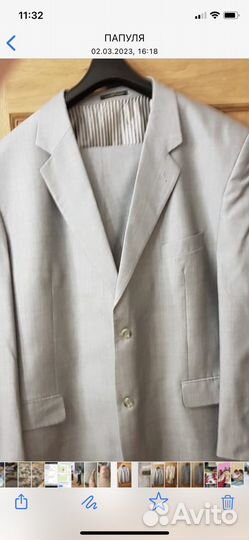 Костюмы мужские 58 60