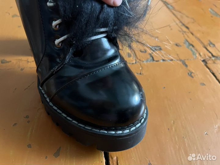 Ботильоны натуральная кожа 40(ручной работы)