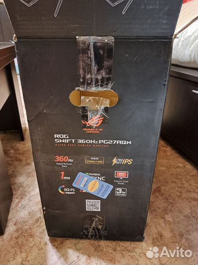 Монитор 2К IPS 360Hz Asus ROG Swift PG27AQN G-Sync