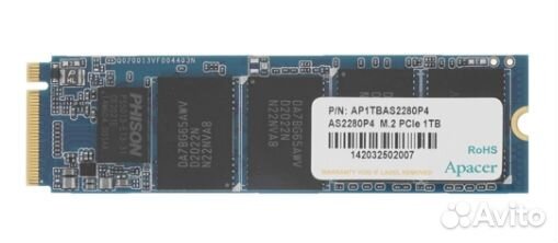 M.2 2280 1TB Apacer AS2280P4 Client SSD