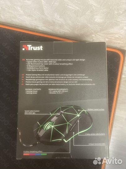Игровая мышь Trust gxt