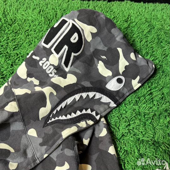 A Bathing Ape Bape Zip Hoodie Shark