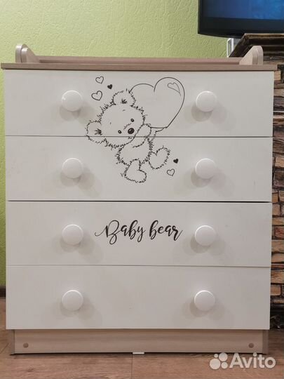 Комод детский с пеленальным столиком