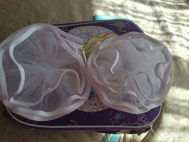 Банты для волос белые школьные